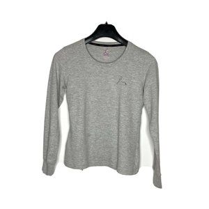 lecare Breast Cancer Awareness Shirt Gray Thermal